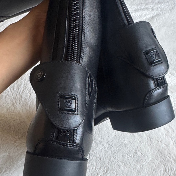 Ariat Women’s 10 US Palisade Calf: Reg Height: Short Black Tall Riding Boots - Picture 12 of 16